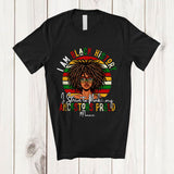 MacnyStore - Personalized Custom Name Make My Ancestors Proud; Lovely Black History Month Women; Retro T-Shirt