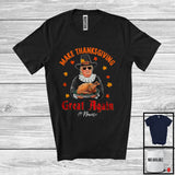 MacnyStore - Personalized Custom Name Make Thanksgiving Great Again; Cool Pilgrim Trump President; Patriotic T-Shirt