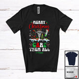 MacnyStore - Personalized Custom Name Merry Christmas Care Them All; Lovely Three Nurse Tools; Jobs T-Shirt