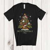 MacnyStore - Personalized Custom Name Merry Christmas; Amazing X-mas Tree Veteran Tools Camo; Patriotic T-Shirt