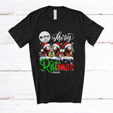 MacnyStore - Personalized Custom Name Merry Ratmas; Amazing Christmas Three Santa Rat; Snow Animal T-Shirt