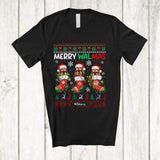 MacnyStore - Personalized Custom Name Merry Walmas; Lovely Christmas Sweater 3 Santa Walrus In X-mas Socks T-Shirt