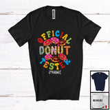 MacnyStore - Personalized Custom Name Official Donut Tester, Humorous Halloween Food, Dinner Family T-Shirt