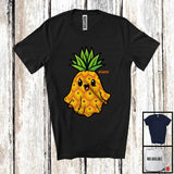 MacnyStore - Personalized Custom Name Pineapple Ghost; Lovely Halloween Boo Ghost Pineapple; Fruit Vegan T-Shirt