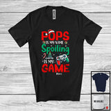 MacnyStore - Personalized Custom Name Pops Is My Name Spoiling Is My Game, Lovely Christmas Gamer, Family T-Shirt