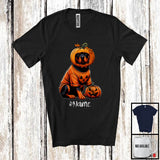 MacnyStore - Personalized Custom Name Pumpkin Rottweiler; Humorous Halloween Family Group T-Shirt