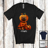 MacnyStore - Personalized Custom Name Pumpkin Shar Pei; Humorous Halloween Costume Family T-Shirt