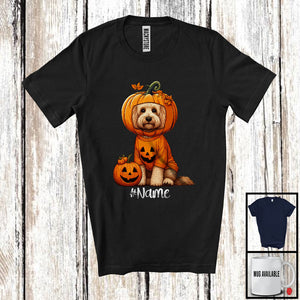 MacnyStore - Personalized Custom Name Pumpkin Sproodle; Humorous Halloween Costume Family T-Shirt