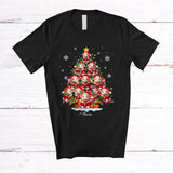 MacnyStore - Personalized Custom Name Rat Christmas Tree; Amusing X-mas Snow Lights; Animal Lover T-Shirt