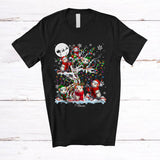 MacnyStore - Personalized Custom Name Rat On Christmas Tree; Amusing X-mas Snow Lights; Animal Lover T-Shirt