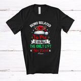 MacnyStore - Personalized Custom Name Related To Me The Only Gift You Need; Lovely Christmas Santa Reindeer T-Shirt