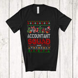 MacnyStore - Personalized Custom Name Santa's Accountant Squad; Fantastic Christmas Sweater; Careers Jobs T-Shirt