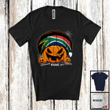 MacnyStore - Personalized Custom Name South African Carved Pumpkin; Awesome Halloween South Africa Family T-Shirt