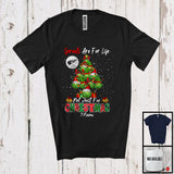 MacnyStore - Personalized Custom Name Sprouts Are For Lights; Joyful Christmas Tree Brussels Sprouts; Vegan T-Shirt