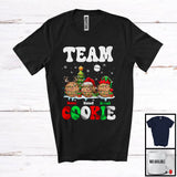 MacnyStore - Personalized Custom Name Team Cookie; Amazing Christmas Snowing; X-mas Family Group T-Shirt