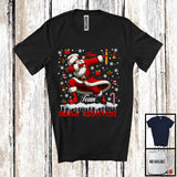MacnyStore - Personalized Custom Name Team Dental Assistant, Awesome Christmas Santa Snowing, Careers Group T-Shirt