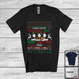 MacnyStore - Personalized Custom Name Thanks For Not Pulling Out; Lovely Christmas Sweater Dad; Family T-Shirt