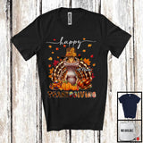 MacnyStore - Personalized Custom Name Thanksgiving; Adorable Gecko Plaid Turkey Pumpkin; Wild Animal T-Shirt