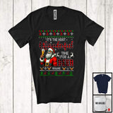 MacnyStore - Personalized Custom Name Time For A Beer; Wonderful Christmas Sweater Santa Drinking; Plaid T-Shirt