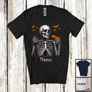 MacnyStore - Personalized Custom Name Trainer Skeleton, Horror Halloween Costume Proud Careers Group T-Shirt