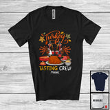 MacnyStore - Personalized Custom Name Turkey Tasting Crew; Adorable Thanksgiving Dinner Turkey; Family T-Shirt