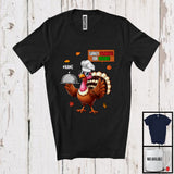 MacnyStore - Personalized Custom Name Turkey Thankful For Vegans; Amazing Thanksgiving Turkey; Family T-Shirt