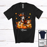 MacnyStore - Personalized Custom Name Whippet Coffee Smoothie, Lovely Thanksgiving Pumpkin Drinks T-Shirt