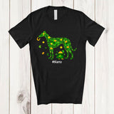 MacnyStore - Personalized Custom Name Whippet Shape Shamrock; Adorable St. Patrick's Day Gold Pot; Dog T-Shirt