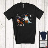 MacnyStore - Personalized Custom Name Witch Boo Walking Beagle; Lovely Halloween Ghost Candy T-Shirt