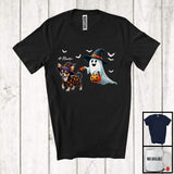 MacnyStore - Personalized Custom Name Witch Boo Walking Chihuahua; Lovely Halloween Ghost Candy T-Shirt