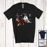 MacnyStore - Personalized Custom Name Witch Boo Walking Pit Bull; Lovely Halloween Ghost Candy T-Shirt