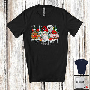 MacnyStore - Personalized Custom Name X-mas Three Puzzle Pieces; Amazing Christmas Autism Awareness Family T-Shirt