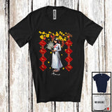 MacnyStore - Personalized Custom Name Xuan At Ty 2025; Happy Vietnamese Lunar New Year; Girl Family T-Shirt