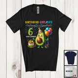 MacnyStore - Personalized Custom Number Birthday Boy Girl, Adorable Birthday Avocado Lover, Family Group T-Shirt