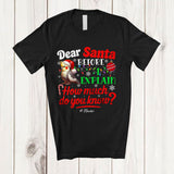 MacnyStore - Personalized Dear Santa How Much Do You Know; Lovely Christmas Custom Name Santa Cockatiel T-Shirt