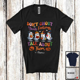 MacnyStore - Personalized Don't Ghost Your Feelings; Lovely Halloween Boo; Custom Name School Counselor T-Shirt