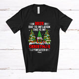 MacnyStore - Personalized Due to Inflation Christmas Sweater; Lovely Custom Name Gnome; Men Family T-Shirt