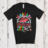 MacnyStore - Personalized Easter Birthday Cruise Squad; Amazing Custom Name Bunny Cruise Ship; Family T-Shirt