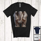 MacnyStore - Personalized Elephant Simple Halloween Cosplay; Lovely Custom Name Elephant Wild Animal T-Shirt