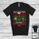 MacnyStore - Personalized First Chef Then Christmas; Joyful X-mas Winter Break; Custom Name Jobs T-Shirt