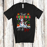 MacnyStore - Personalized First Christmas As A Gigi; Amusing X-mas Custom Name Snowman Gigi; Family T-Shirt