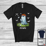 MacnyStore - Personalized Ghost Playing Golf, Horror Halloween Custom Name Golf Player Team T-Shirt