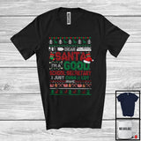 MacnyStore - Personalized Good School Secretary I Just Cuss A Lot; Lovely Christmas Sweater Custom Name Careers T-Shirt