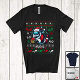 MacnyStore - Personalized H2O Scuba Diving Santa; Awesome Christmas Sweater Custom Name Scuba Diver T-Shirt