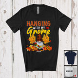 MacnyStore - Personalized Hanging With My Gnome; Lovely Thanksgiving Custom Name 1 Gnome Plaid T-Shirt