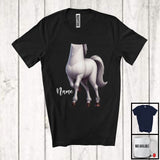 MacnyStore - Personalized Horse Simple Halloween Cosplay; Humorous Animal Custom Name Family T-Shirt