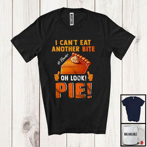 MacnyStore - Personalized I Can't Eat Another Bite Pie; Amazing Thanksgiving Custom Name IT Programmer T-Shirt