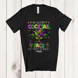 MacnyStore - Personalized I Got Cocktail Face On Shit Street; Awesome Mardi Gras Custom Drinking Drunker; Parades T-Shirt