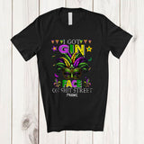 MacnyStore - Personalized I Got Gin Face On Shit Street; Awesome Mardi Gras Custom Drinking Drunker; Parades T-Shirt