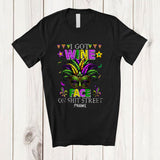 MacnyStore - Personalized I Got Wine Face On Shit Street; Awesome Mardi Gras Custom Drinking Drunker; Parades T-Shirt